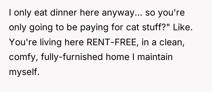 I only eat dinner here anyway... so you're only going...