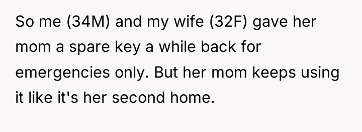So me (34M) and my wife (32F) gave her mom...