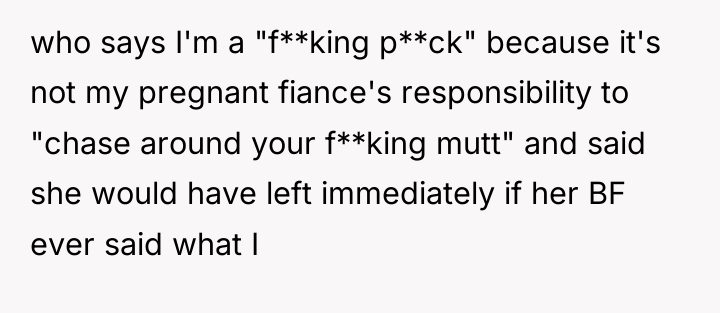 who says I'm a "f**king p**ck" because it's not my...