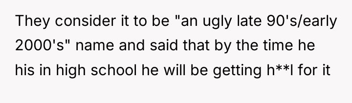 They consider it to be "an ugly late 90's/early 2000's"...