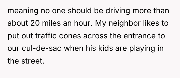 meaning no one should be driving more than about 20...
