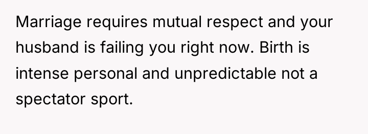 Marriage requires mutual respect and your husband is failing you...