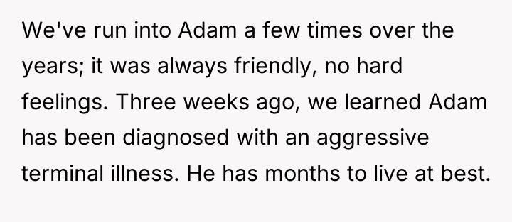 We've run into Adam a few times over the years;...