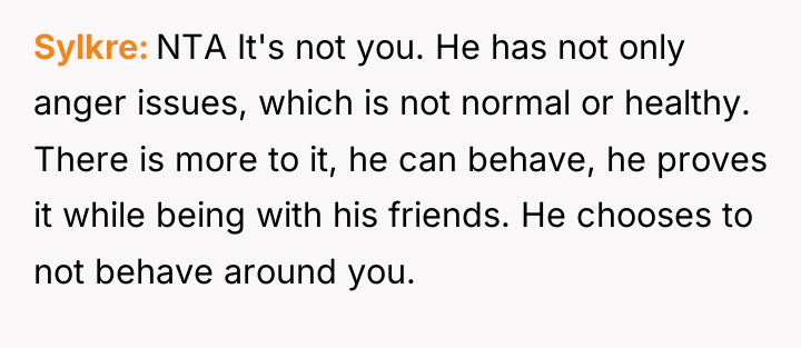 Sylkre NTA It's not you. He has not only anger...