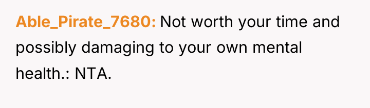 Able_Pirate_7680 Not worth your time and possibly damaging to your...
