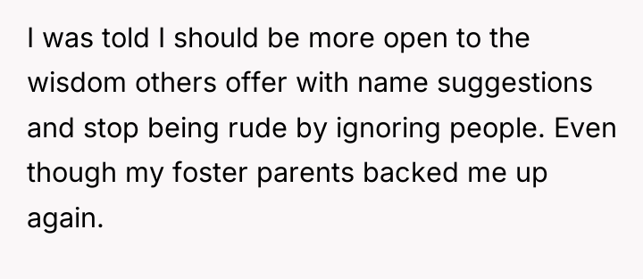 I was told I should be more open to the...