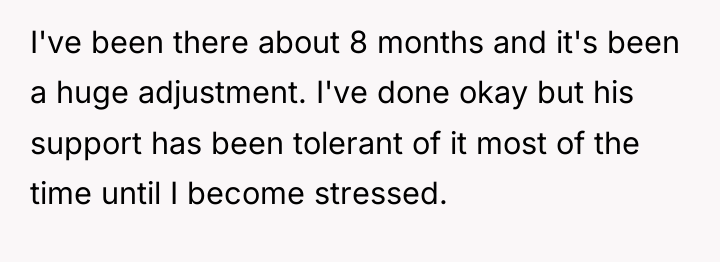 I've been there about 8 months and it's been a...
