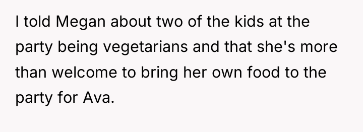 I told Megan about two of the kids at the...