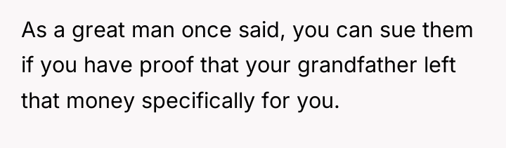 As a great man once said, you can sue them...