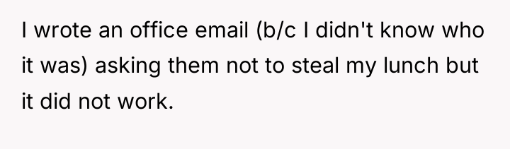I wrote an office email (b/c I didn't know who...
