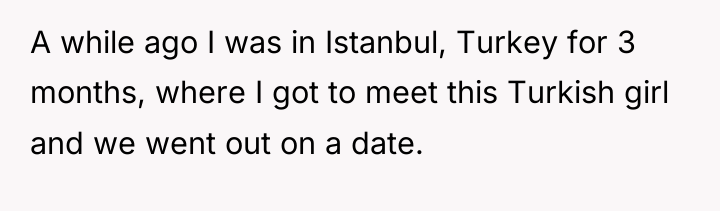 A while ago I was in Istanbul, Turkey for 3...