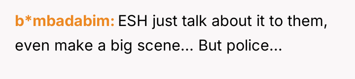 b*mbadabim ESH just talk about it to them, even make...