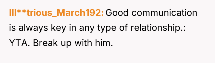 Ill**trious_March192 Good communication is always key in any type of...