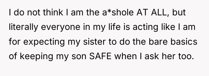 I do not think I am the a*shole AT ALL,...