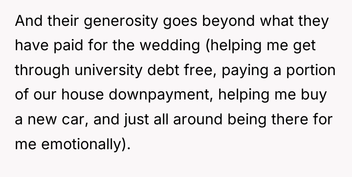 And their generosity goes beyond what they have paid for...