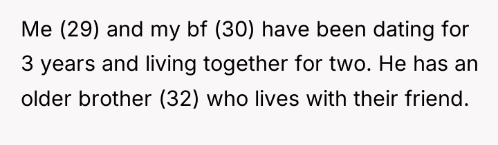 Me (29) and my bf (30) have been dating for...