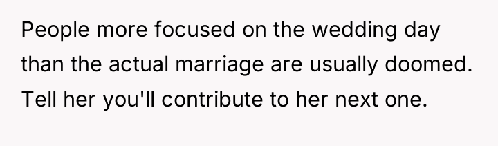 People more focused on the wedding day than the actual...