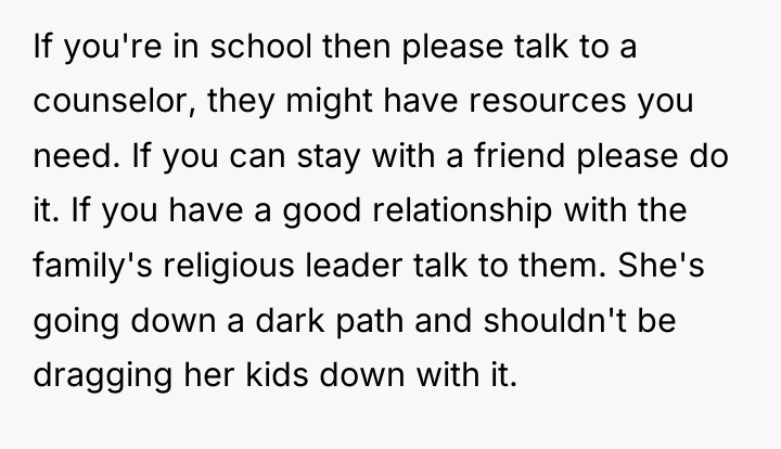 If you're in school then please talk to a counselor,...