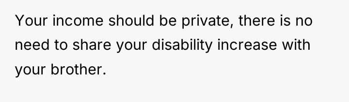 Your income should be private, there is no need to...