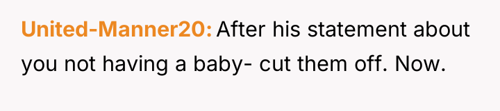 United-Manner20 After his statement about you not having a baby-...