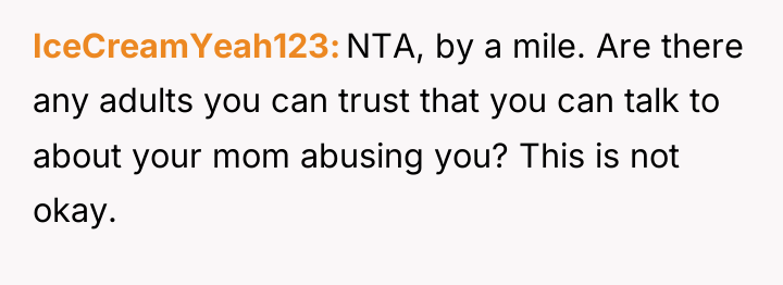 IceCreamYeah123 NTA, by a mile. Are there any adults you...