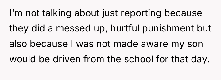 I'm not talking about just reporting because they did a...