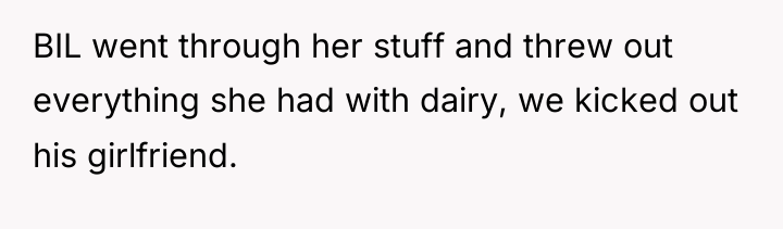 BIL went through her stuff and threw out everything she...