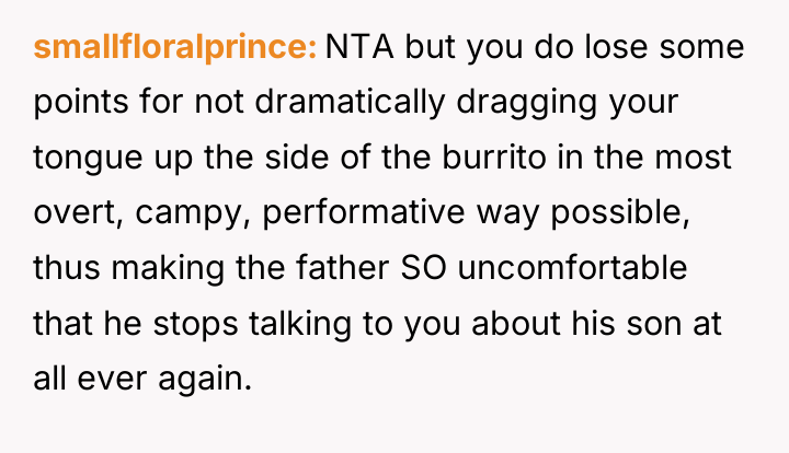 smallfloralprince NTA but you do lose some points for not...