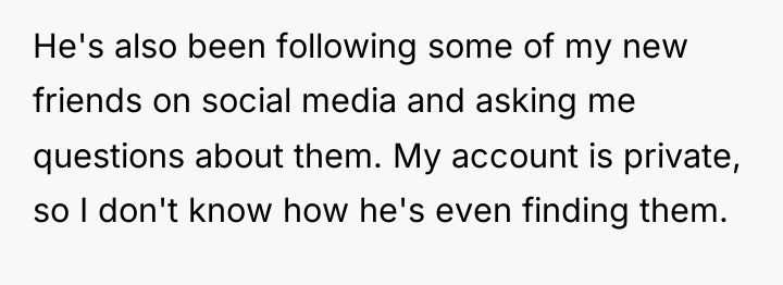 He's also been following some of my new friends on...