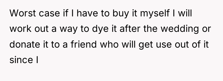 Worst case if I have to buy it myself I...