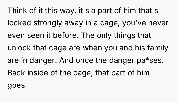 Think of it this way, it's a part of him...