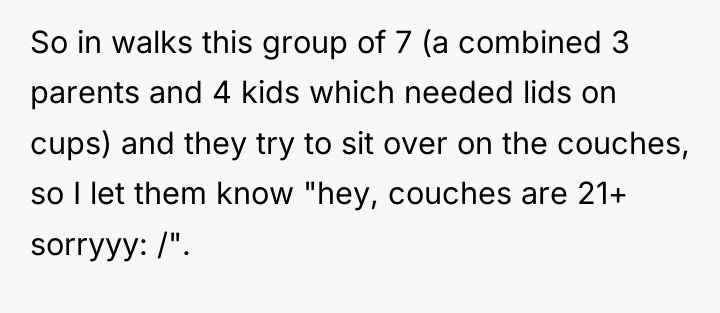 So in walks this group of 7 (a combined 3...