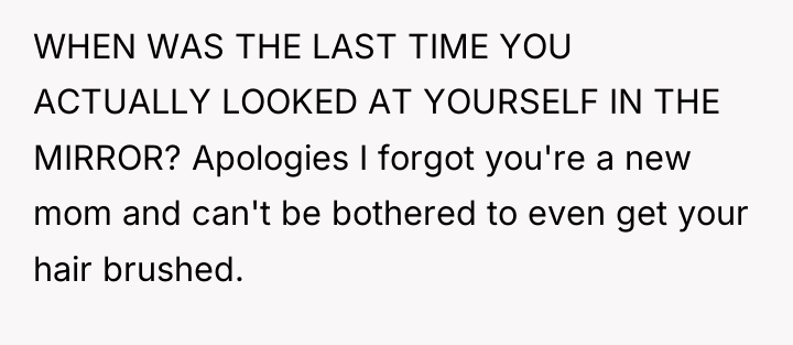 WHEN WAS THE LAST TIME YOU ACTUALLY LOOKED AT YOURSELF...