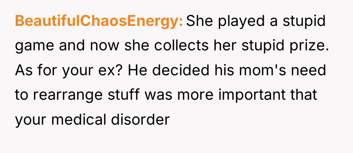 BeautifulChaosEnergy She played a stupid game and now she collects...