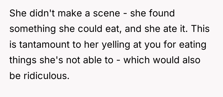 She didn't make a scene - she found something she...