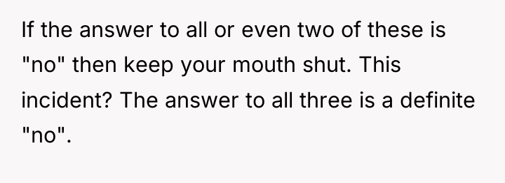If the answer to all or even two of these...