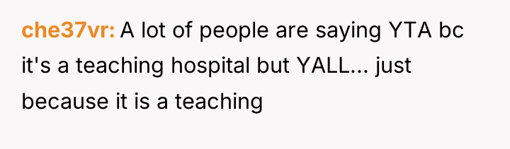 che37vr A lot of people are saying YTA bc it's...