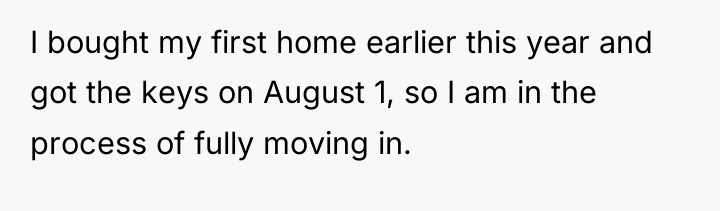 I bought my first home earlier this year and got...