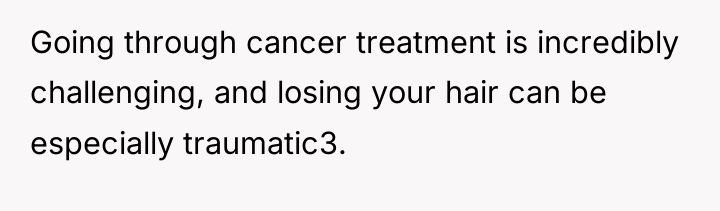 Going through cancer treatment is incredibly challenging, and losing your...