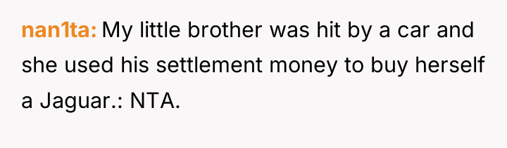 nan1ta My little brother was hit by a car and...