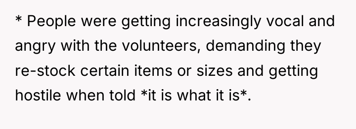 * People were getting increasingly vocal and angry with the...