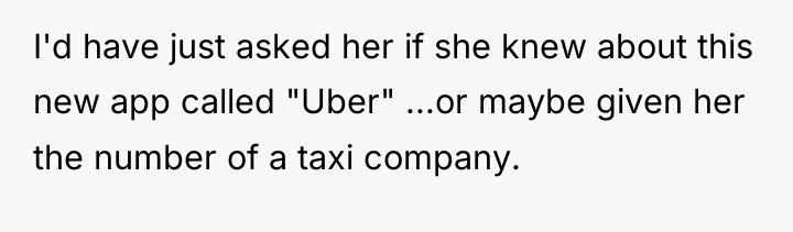 I'd have just asked her if she knew about this...