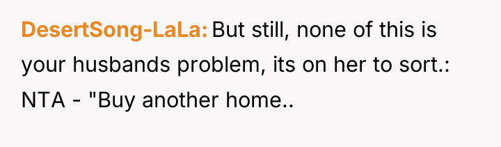 DesertSong-LaLa But still, none of this is your husbands problem,...