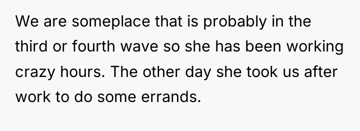 We are someplace that is probably in the third or...