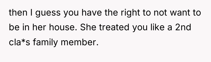 then I guess you have the right to not want...