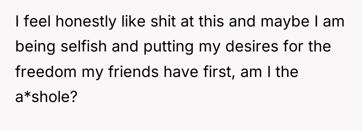 I feel honestly like shit at this and maybe I...