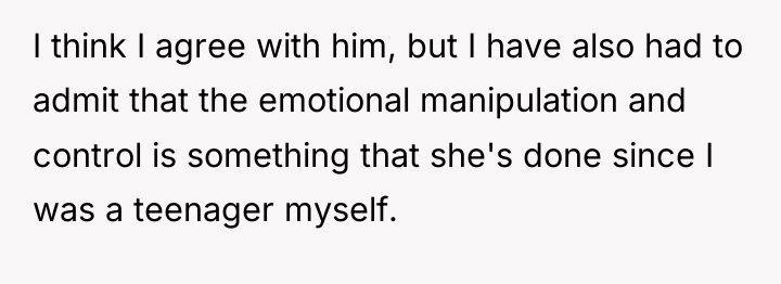 I think I agree with him, but I have also...