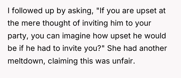 I followed up by asking, "If you are upset at...