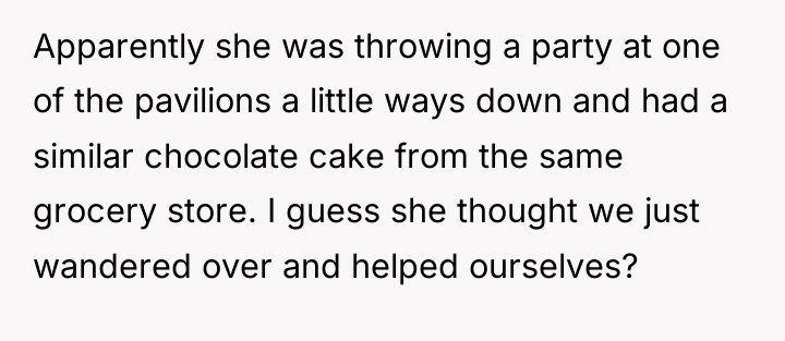 Apparently she was throwing a party at one of the...