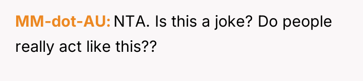 MM-dot-AU NTA. Is this a joke? Do people really act...